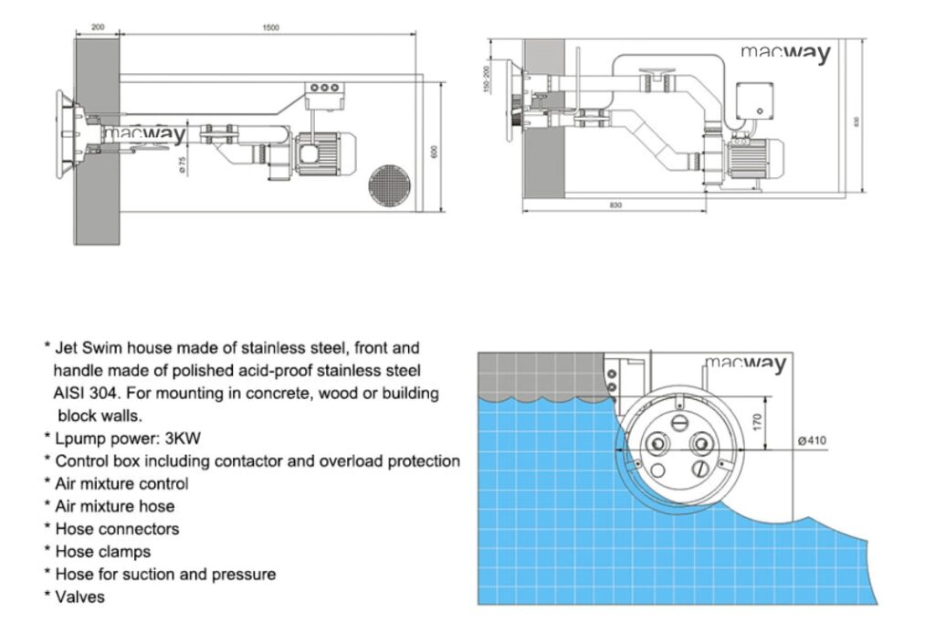 Swimming Pool Jet Pumps Macway Tradematics Private Limited